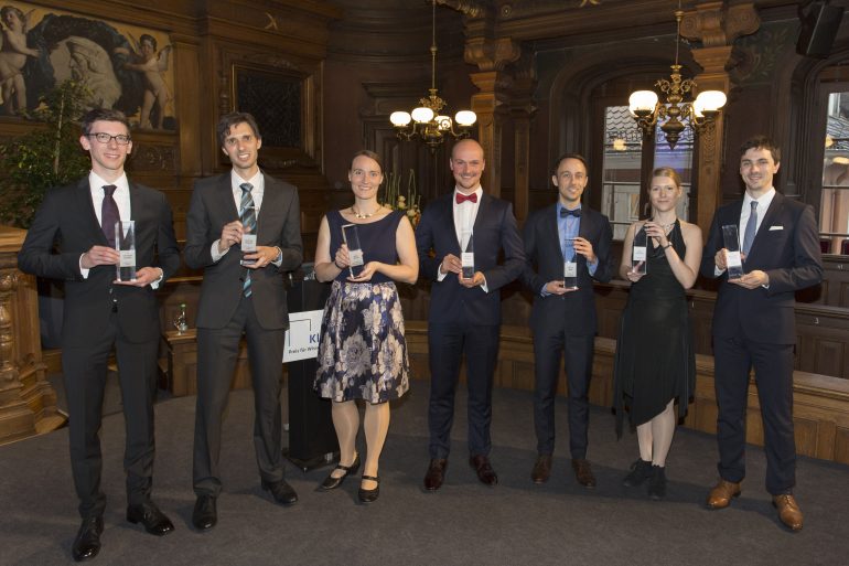 Die Preisträgerinnen und Preisträger des KlarText-Preises für Wissenschaftskommunkation 2017